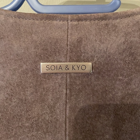 Size medium Soia & Kyo suede jacket - Picture 2 of 4